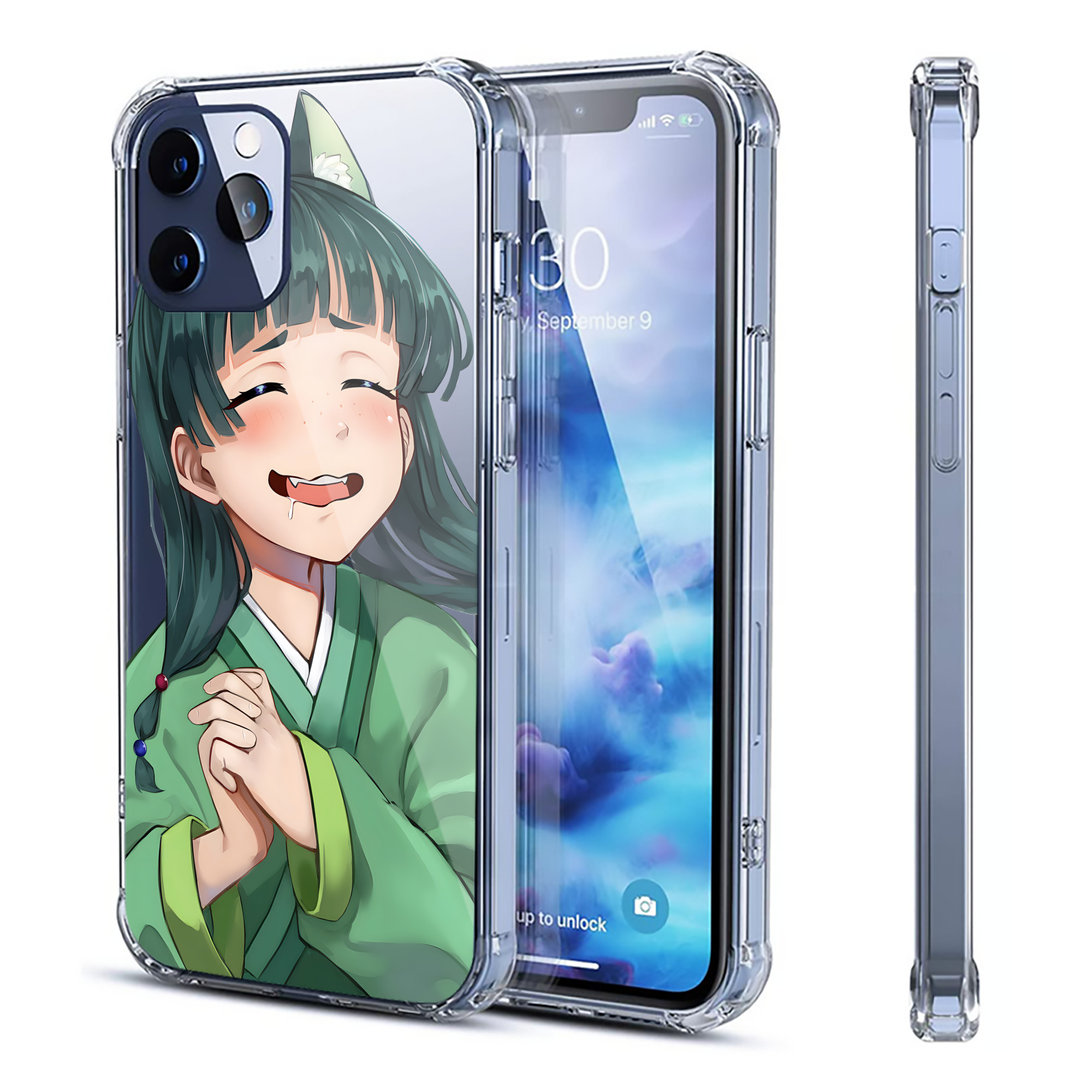 （画像用） 薬屋のひとりごと The Apothecary Diaries 【iPhone 12シリーズ対応】透明スマホケース（クリアソフトケース）